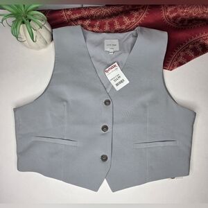 Love Tree Vest Gray Size Large NWT